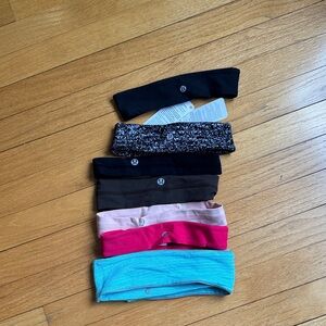 lululemon athletica Hair Accessories Set - Black, Gray, Pink, Blue